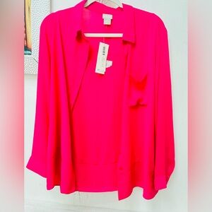 Chico’s blouse 2 and 1 new